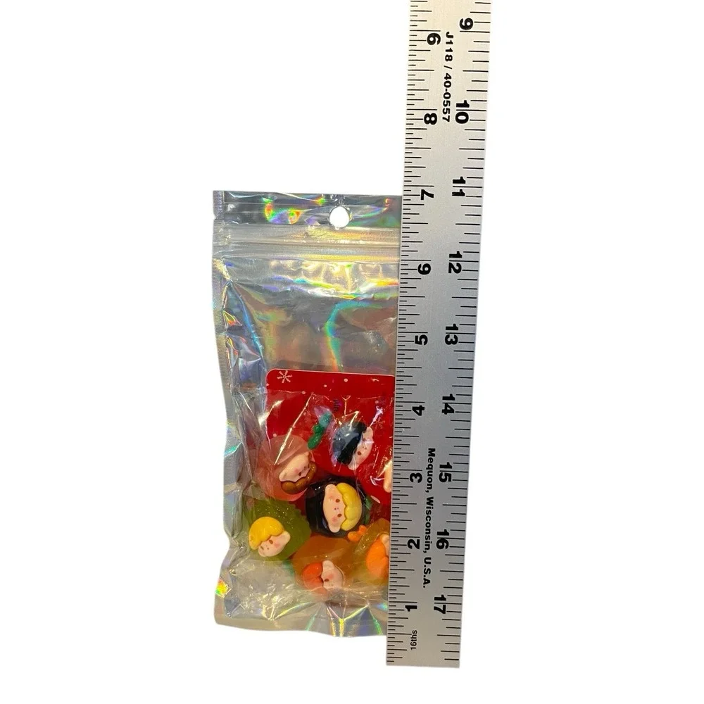 28 Fruity Face Kawaii Mini Slime Resin Charms Assortment Collect 5 Sets of 7